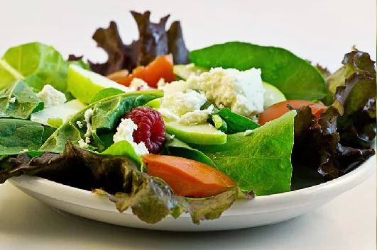 A plate of salad